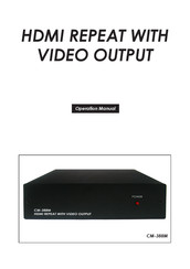 Cypress CM-388M Operation Manual