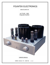 Fountek Electronics ALTITUDE 3500 Owner's Manual