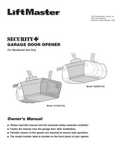 Chamberlain Security+ 1215EM FS2 Owner's Manual