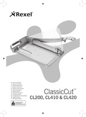 Rexel ClassicCut CL200 Instruction Manual