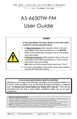 Autostart AS-6650TW-FM User Manual