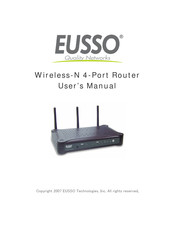 Eusso Wireless-N 4-Port Router User Manual