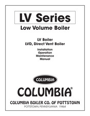 Columbia LV Series Installation, Operation & Maintenance Manual