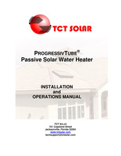 TCT Solar ProgressiceTube Installation And Operation Manual
