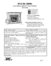 hearthstone 8890 Owenrs Manual