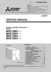 Mitsubishi Electric MXZ-18NV Service Manual