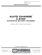 KUSSMAUL Auto Charge 091-128 Series Instruction Manual