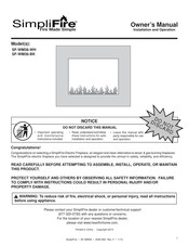 SimpliFire SF-WM36-BK Owner's Manual