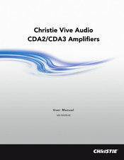 Christie Vive Audio CDA3 User Manual