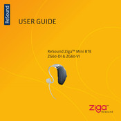 ReSound Ziga Mini BTE ZG60-VI User Manual