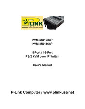 P-Link Computer KVM-MU116AP User Manual