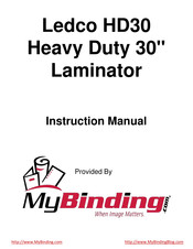 Ledco HD30 Instruction Manual