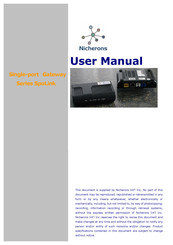 Nicherons Series SpoLink User Manual