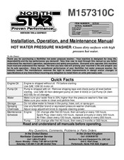 NorthStar M157310C Installation, Operation And Maintenance Manual