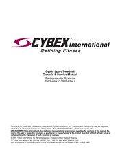CYBEX LT-16602-4 Owner's Service Manual