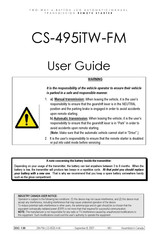 Autostart CS-495iTW-FM User Manual