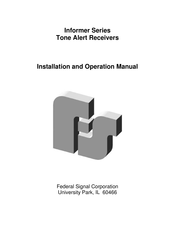 Federal Signal Corporation Informer Series Installation And Operation Manual