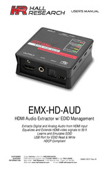 HR EMX-HD-AUD User Manual