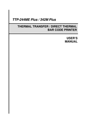 TSC 342M Plus User Manual