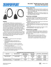 Shure Microflex MX392/S User Manual