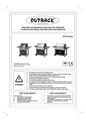 Outback Trooper Stainless Steel Assembly And Operating Instructions Manual