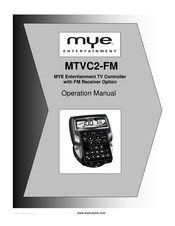 MYE MTVC2-FM Operation Manual