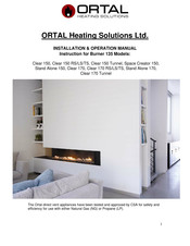 ORTAL Stand Alone 150 Installation & Operation Manual