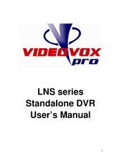 Videovox Pro LNS-04 User Manual