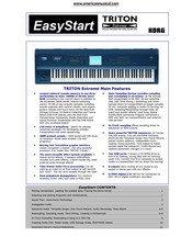 Triton Music Keyboard Easy Start