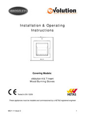 Broseley Evolution 7 insert Installation & Operating Instructions Manual