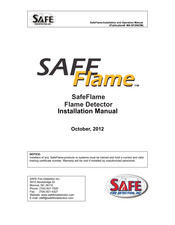 Safe SafeFlame SF200A Installation Manual