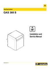Remeha GAS 360 S Installation And Service Manual