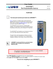 eWON eWON500 User Manual
