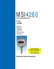 MSI Port-A-Weigh MSI-4260 User Manual