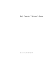 Indy Presenter Owner's Manual