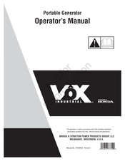 Briggs & Stratton Vox 30557 Operator's Manual