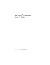 Silicon Graphics IRIS Indigo Owner's Manual