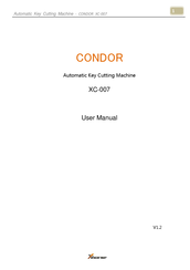 Xhorse CONDOR XC-007 User Manual