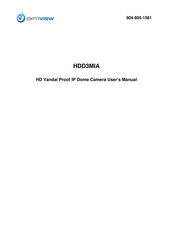 Optiview HDD3MIA User Manual