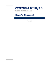Advansus VCN700-LIC15 User Manual