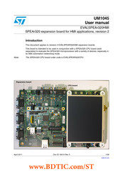 ST EVALSPEAr320HMI User Manual