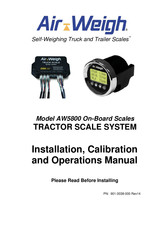 Air Weigh AW5800 Installation, Calibration And Operations Manual