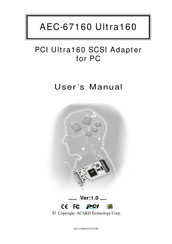 Acard AEC-67160 Ultra160 User Manual