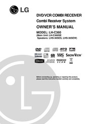LG LHS-36SEW Owner's Manual