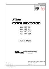 Nikon VAA11801 Repair Manual