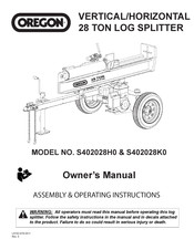 Oregon S402028K0 Owner's Manual
