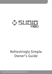 Sudio Halo Owner's Manual