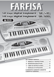 Farfisa SK410 Owner's Manual
