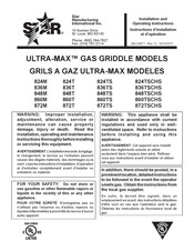 Star Manufacturing ULTRA-MAX 824TSCHS Installation And Operating Instructions Manual