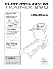 Gold's gym discount trainer 480 manual